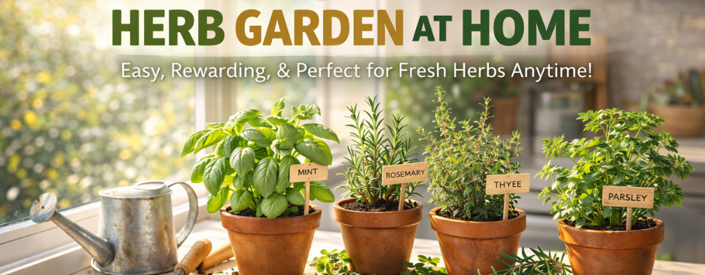 Herb Garden for Beginners: 12 Easy Herbs Anyone Can Grow at Home